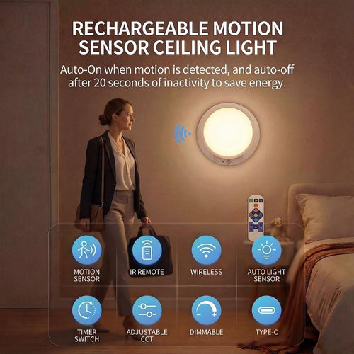 Wireless Motion Sensor Ceiling Light